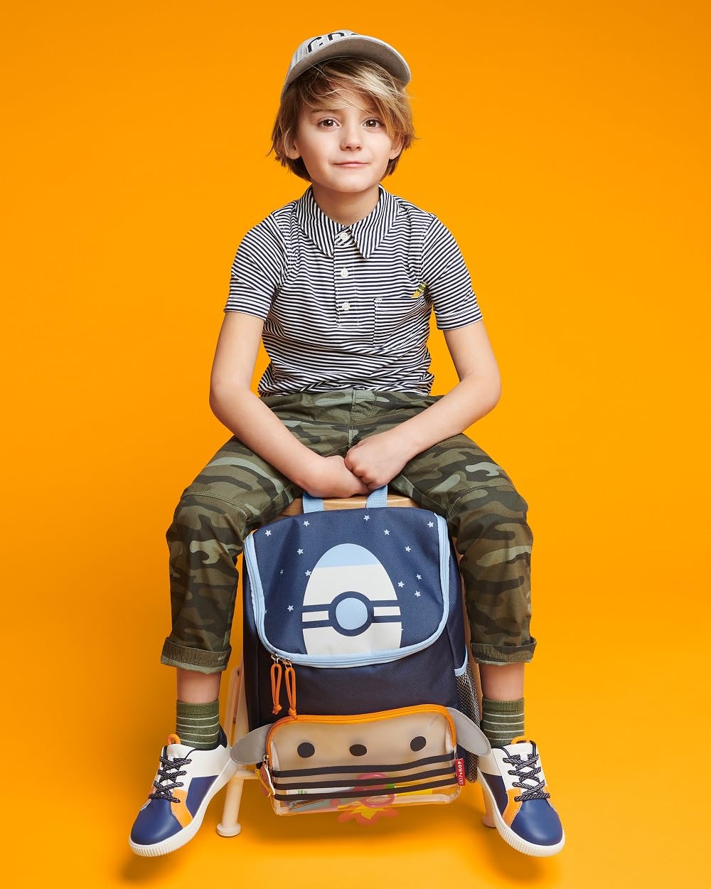 Skip Hop Spark Style Big Kid Backpack, 30L School Backpack with Bottle Pocket