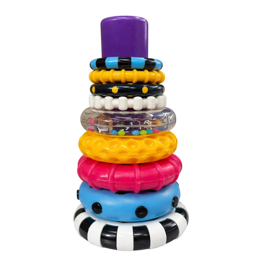 baby stacking rings toy stacking rings for babies baby stacking toy 6 months Montessori stacking toy