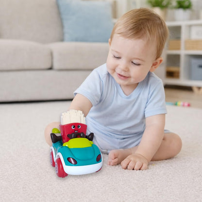 vehicle toy set 1st birthday gift push and go cars baby toys