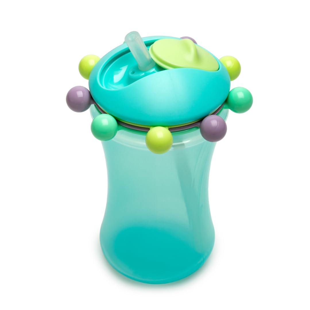 melii Abacus Straw Sippy Cup 340ml for Baby & Toddler, Leak Proof, Flip Top Straw