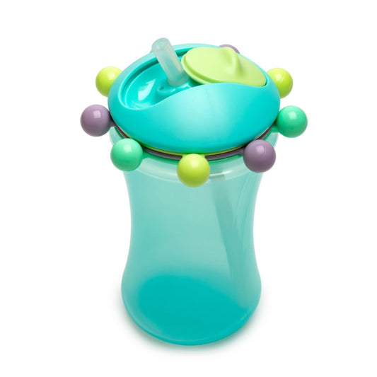 melii Abacus Straw Sippy Cup 340ml for Baby & Toddler, Leak Proof, Flip Top Straw