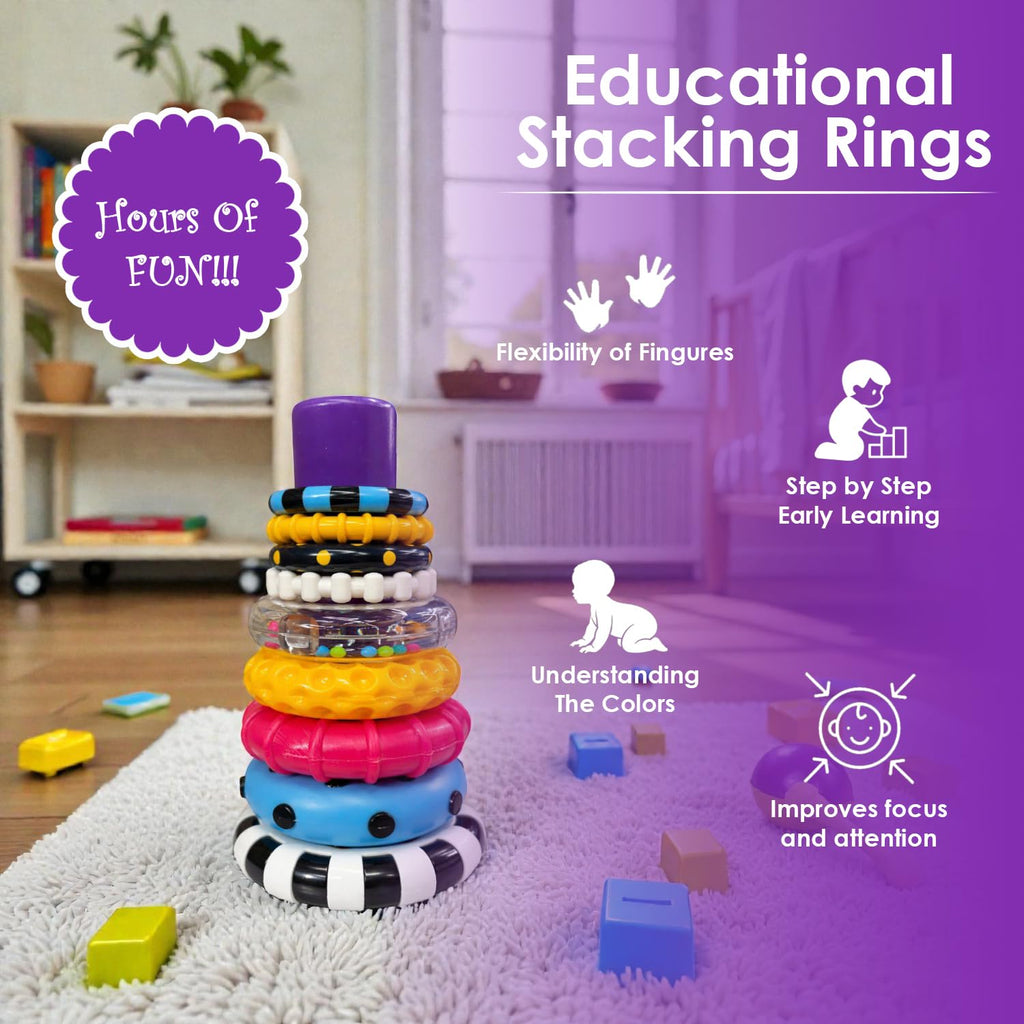 STEM learning toy baby toddler stacking toy Montessori open ended learning toy baby developmental toy 6 months