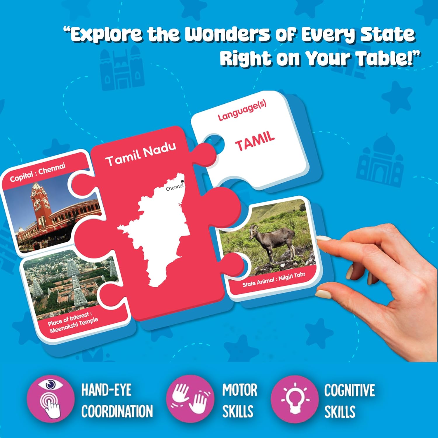 best educational puzzle 
india states jigsaw puzzle 
geography learning puzzle for children 
educational toy for 6 year old boy 