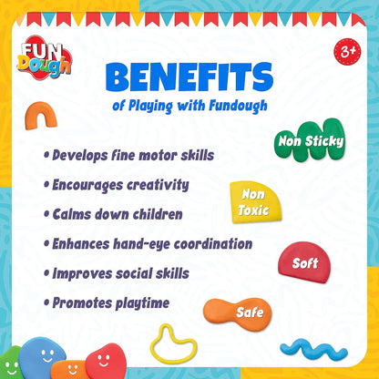 play dough for kids dough set for kids fundough clay toys for kids molding clay for kids kids activity toys