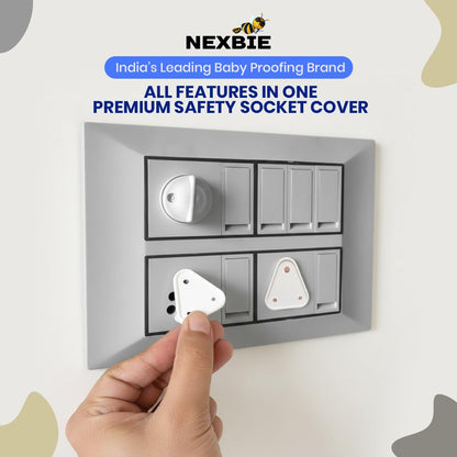 Baby Proofing Electrical Protector Socket Plug Cover Guards, White, Pack of 18