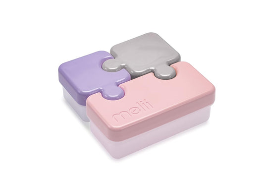melii Puzzle Bento Box Food Storage Container – 3 Compartments