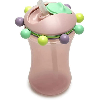 melii Abacus Straw Sippy Cup 340ml for Baby & Toddler, Leak Proof, Flip Top Straw