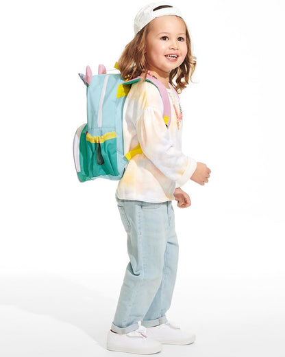 Skip Hop Little Kid Backpack, Preschool Backpack with Insulated Snack Pocket and Bottle Holder