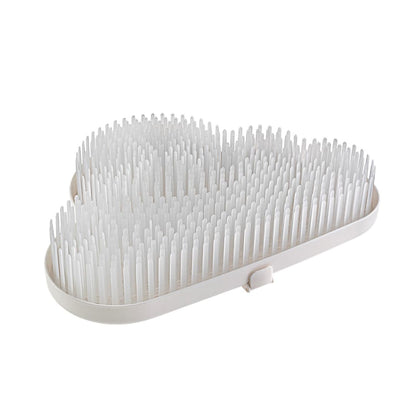 melii Countertop Cloud Drying Rack and Drainboard - BPA Free, White