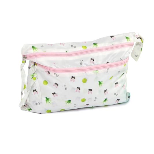 melii Waterproof Wet & Dry Bag with Handle for Wet Clothes, Swimsuits, Diapers and Travel Essentials - Bulldog
