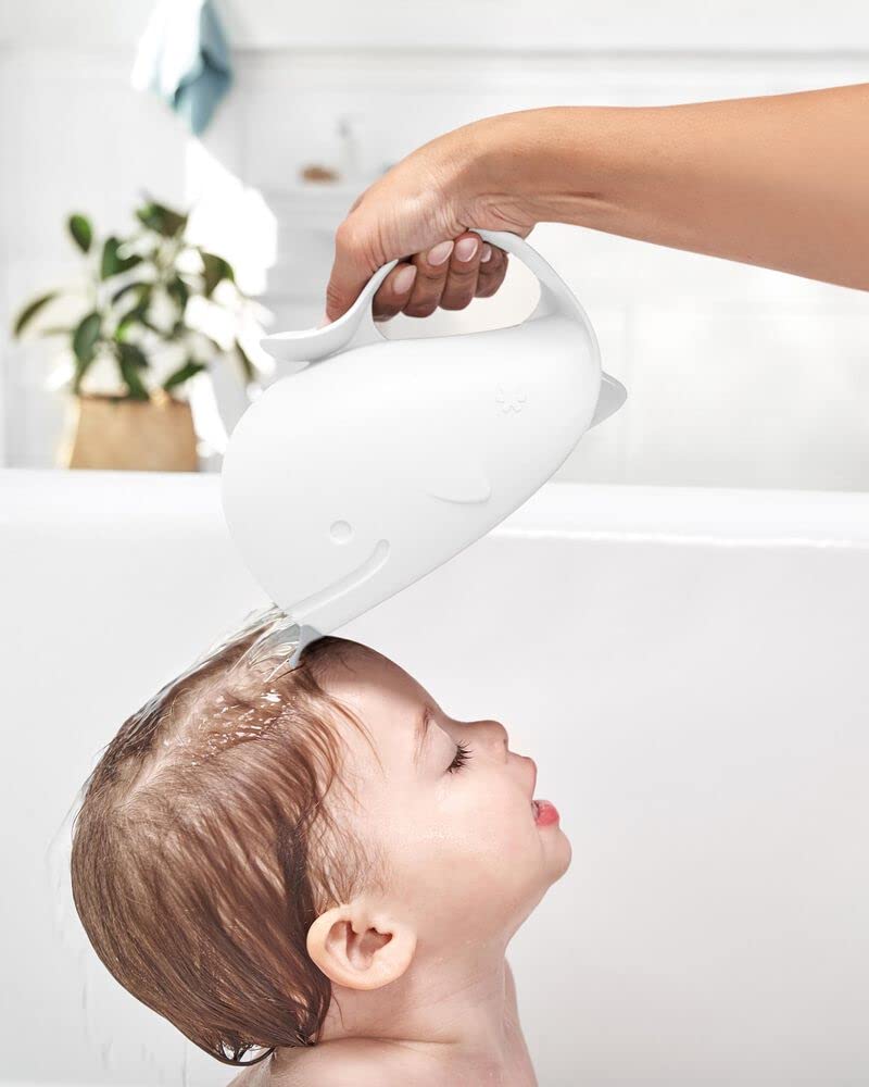 Skip Hop MOBY Waterfall Bath Rinser, Tear-Free Bath Rinse Cup for Babies