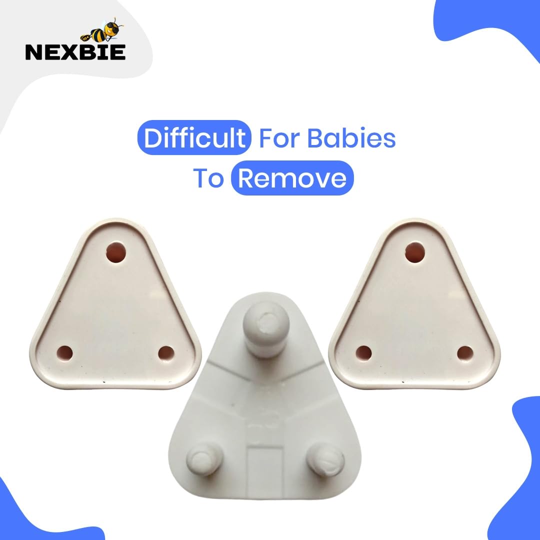 Baby Proofing Electrical Protector Socket Plug Cover Guards, White, Pack of 18