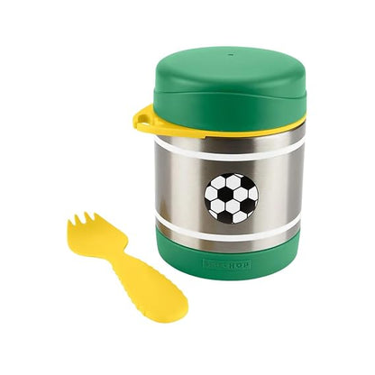 Skip Hop Spark Style Food Jar, Stainless Steel Insulated Food Container, 325ml, Soccer