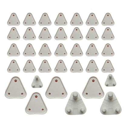 NEXBIE Baby Proofing Electrical Protector Socket Plug Cover Guards, White, Pack of 36