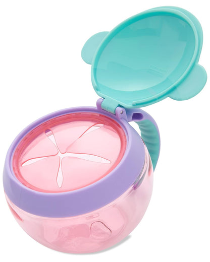 Skip Hop Zoo Snack Cup, BPA-Free, No-Spill Snack Container