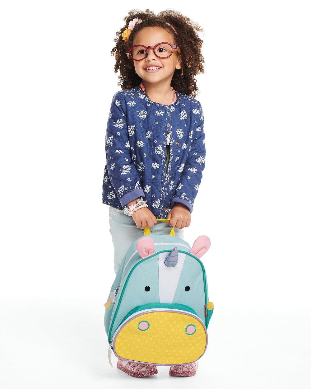 Skip Hop Little Kid Backpack, Preschool Backpack with Insulated Snack Pocket and Bottle Holder
