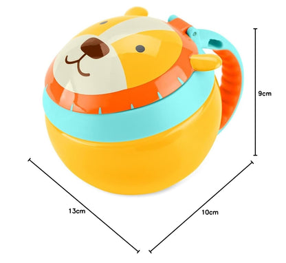 Skip Hop Zoo Snack Cup, BPA-Free, No-Spill Snack Container