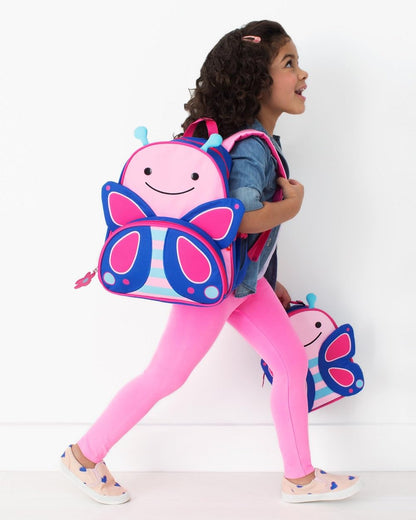 Skip Hop Little Kid Backpack, Preschool Backpack with Insulated Snack Pocket and Bottle Holder