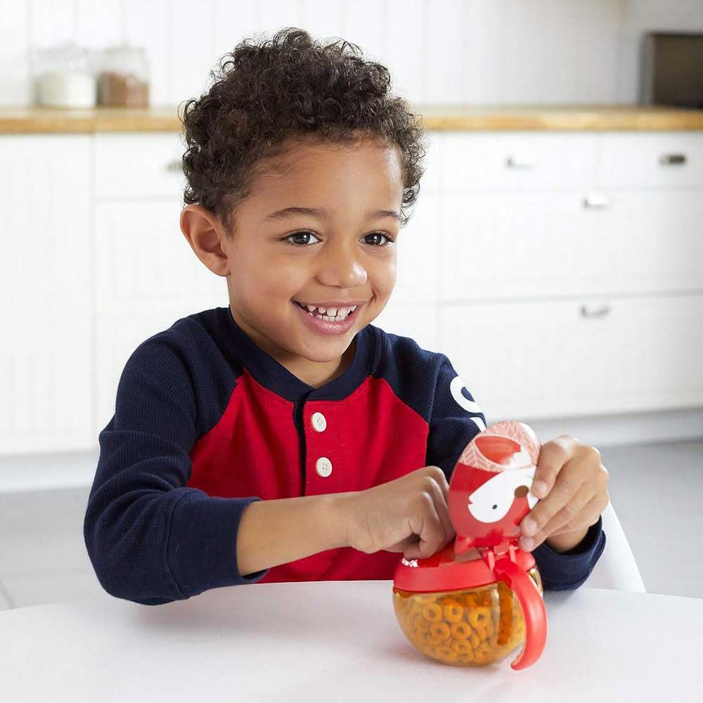 Skip Hop Zoo Snack Cup, BPA-Free, No-Spill Snack Container