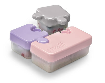 melii Puzzle Bento Box Food Storage Container – 3 Compartments