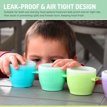 melii Puzzle Bento Box – 3-Compartment, Airtight, Leakproof, BPA Free, 850ml