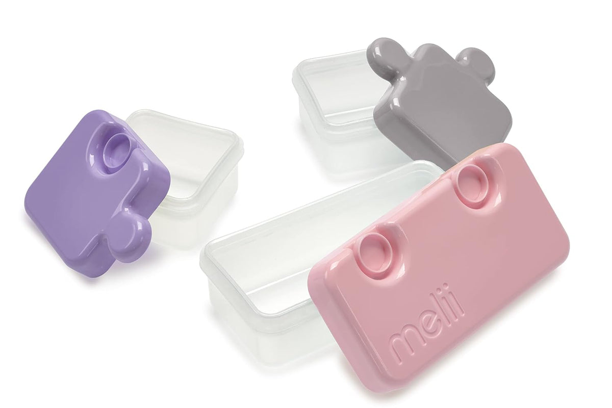 melii Puzzle Bento Box Food Storage Container – 3 Compartments