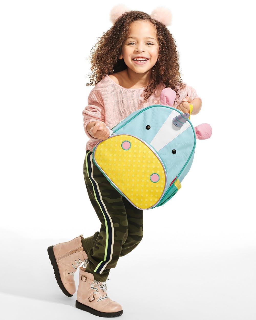 Skip Hop Little Kid Backpack, Preschool Backpack with Insulated Snack Pocket and Bottle Holder