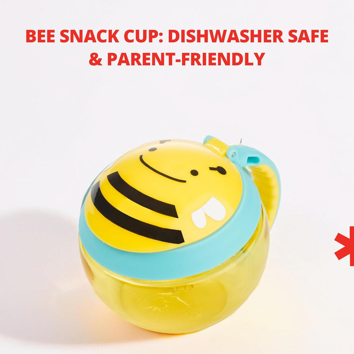 Skip Hop Zoo Snack Cup, BPA-Free, No-Spill Snack Container