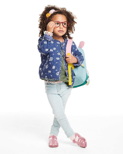 Skip Hop Little Kid Backpack, Preschool Backpack with Insulated Snack Pocket and Bottle Holder