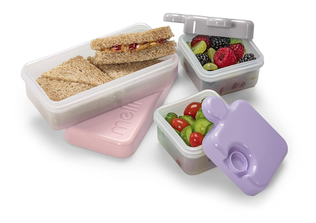 melii Puzzle Bento Box Food Storage Container – 3 Compartments