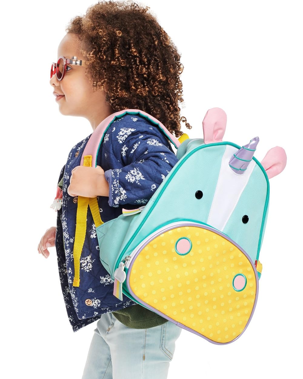 Skip Hop Little Kid Backpack, Preschool Backpack with Insulated Snack Pocket and Bottle Holder