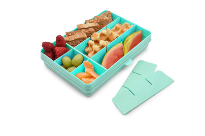 melii Snackle Box with 12 Individual Compartments, Removable Dividers