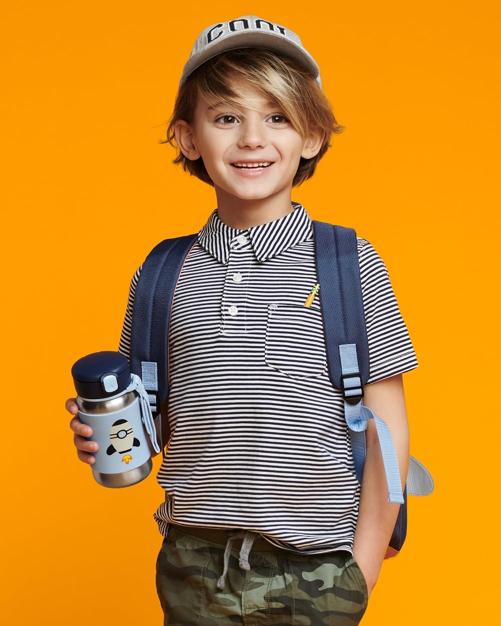 Skip Hop Spark Style Big Kid Backpack, 30L School Backpack with Bottle Pocket