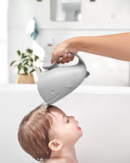 Skip Hop MOBY Waterfall Bath Rinser, Tear-Free Bath Rinse Cup for Babies
