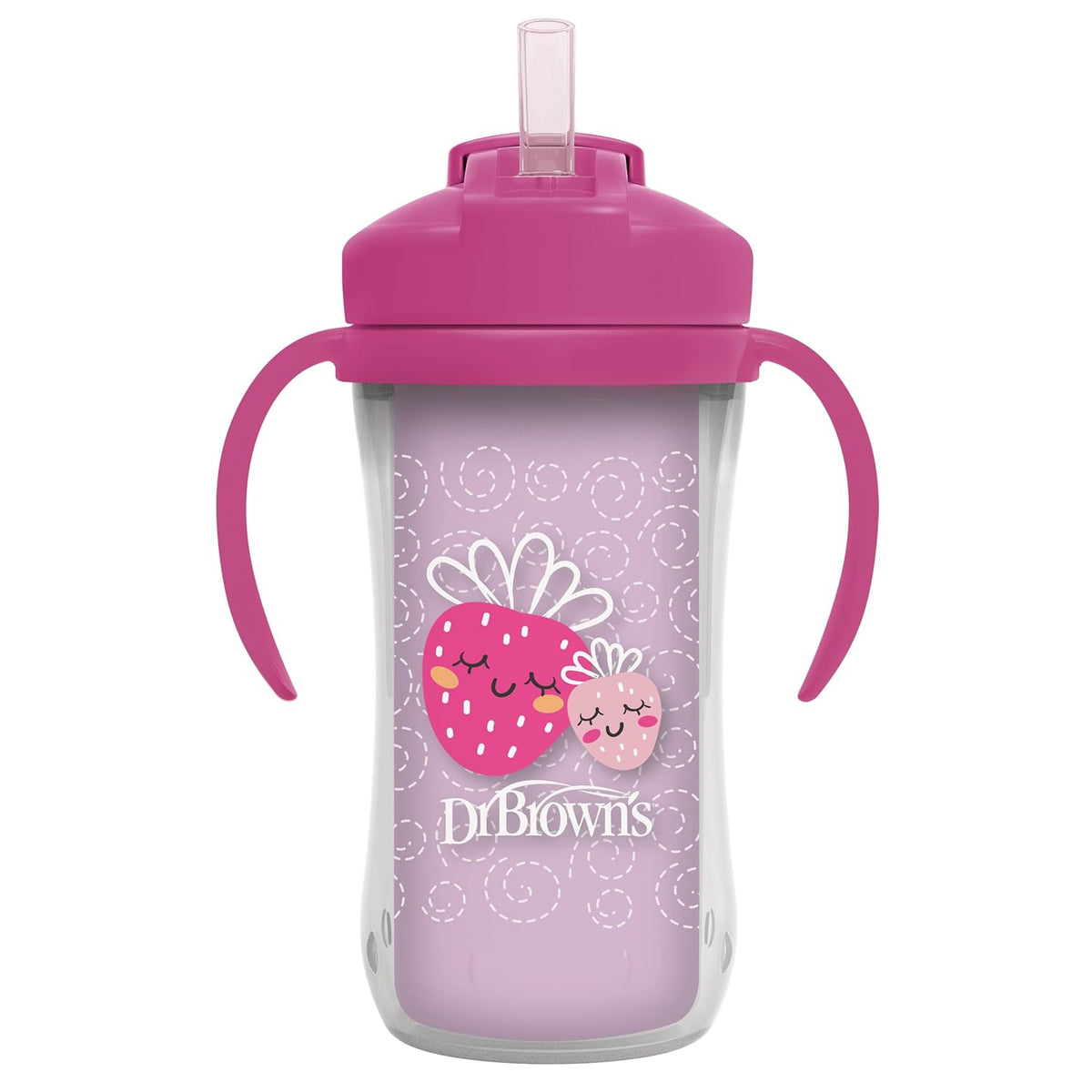 Dr. Brown's 10oz/300ml Insulated Straw Cup for Kids, 12M+
