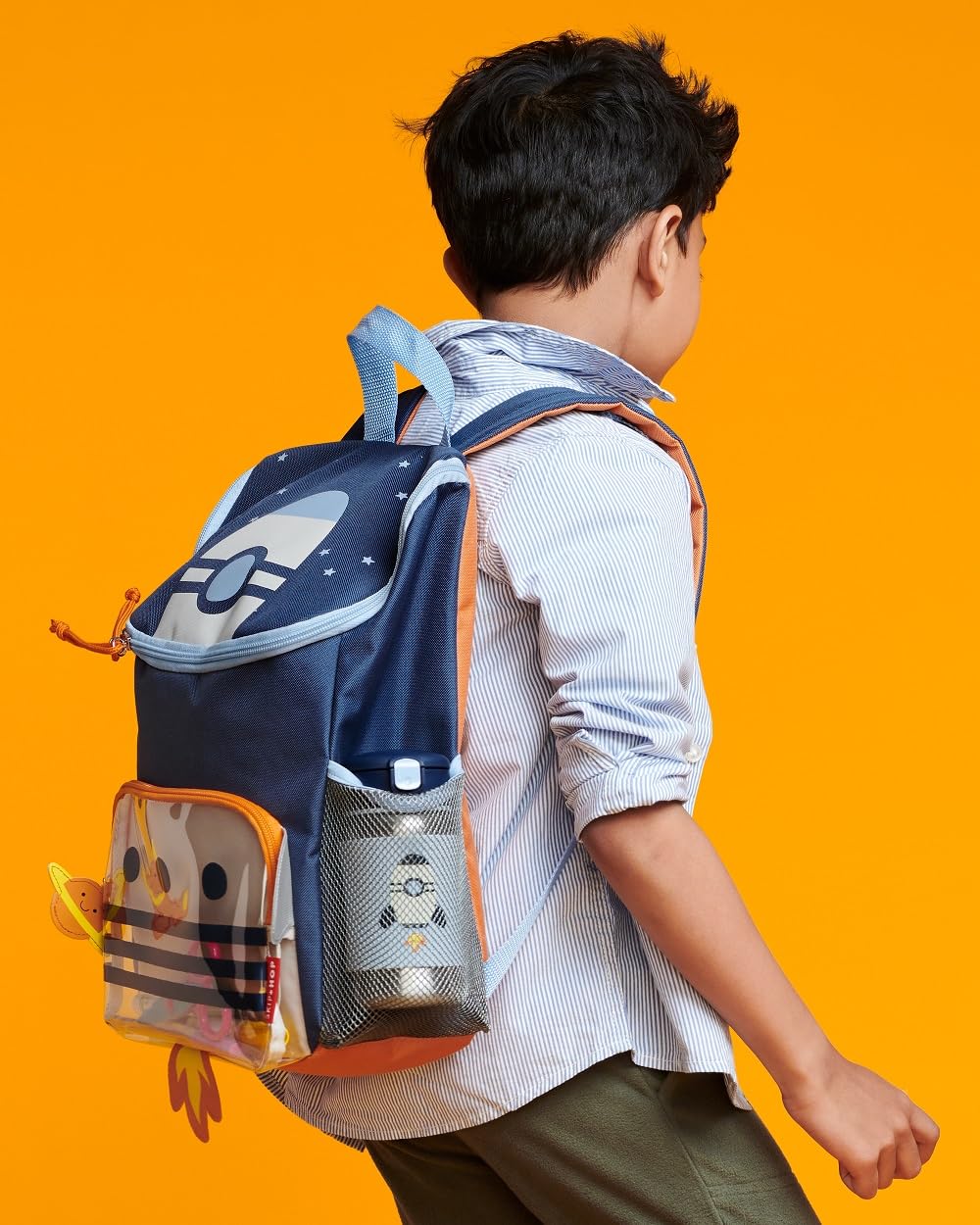 Skip Hop Spark Style Big Kid Backpack, 30L School Backpack with Bottle Pocket