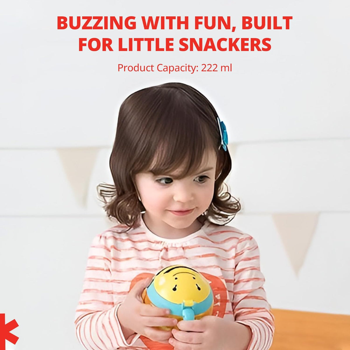 Skip Hop Zoo Snack Cup, BPA-Free, No-Spill Snack Container