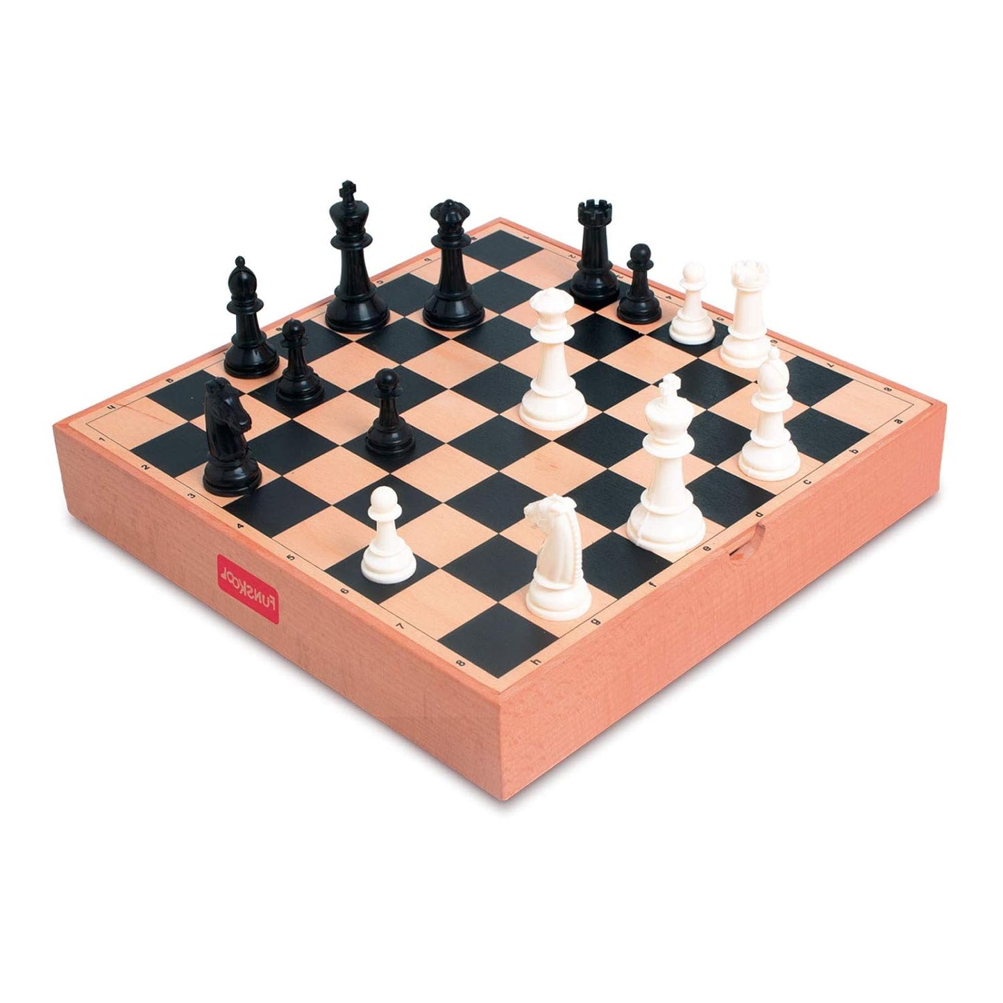 Funskool Deluxe Wooden Chess Set – Classic Strategy Board Game for Kids & Adults (7+)