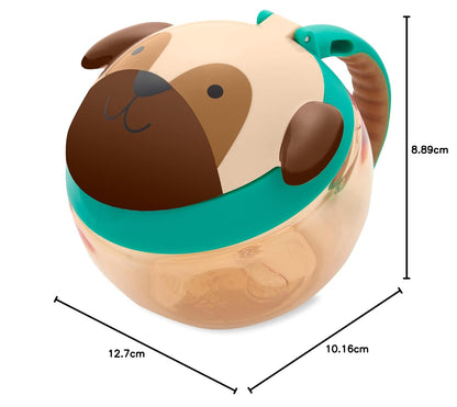 Skip Hop Zoo Snack Cup, BPA-Free, No-Spill Snack Container
