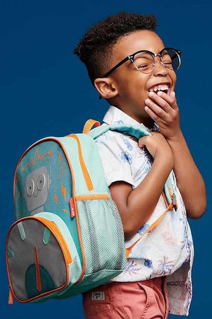 Skip Hop Little Kid Backpack, Preschool Backpack with Insulated Snack Pocket and Bottle Holder
