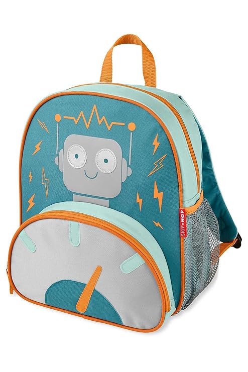 Skip Hop Little Kid Backpack, Preschool Backpack with Insulated Snack Pocket and Bottle Holder