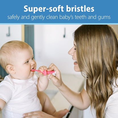 Dr. Brown's Infant-to-Toddler Toothbrush, Pink