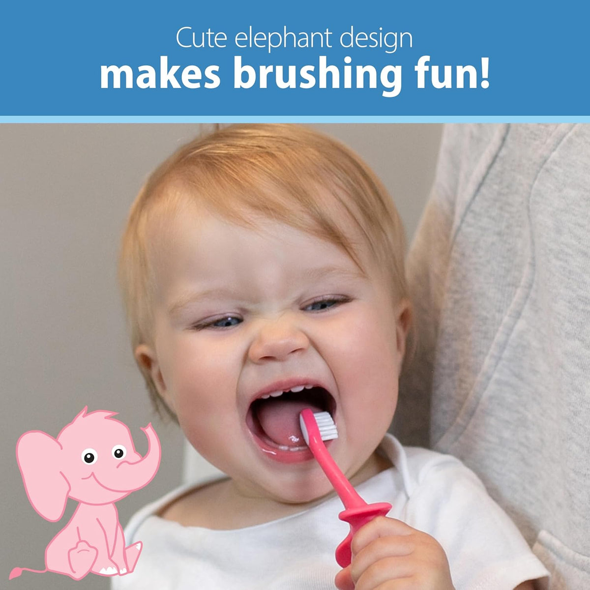 Dr. Brown's Infant-to-Toddler Toothbrush, Pink