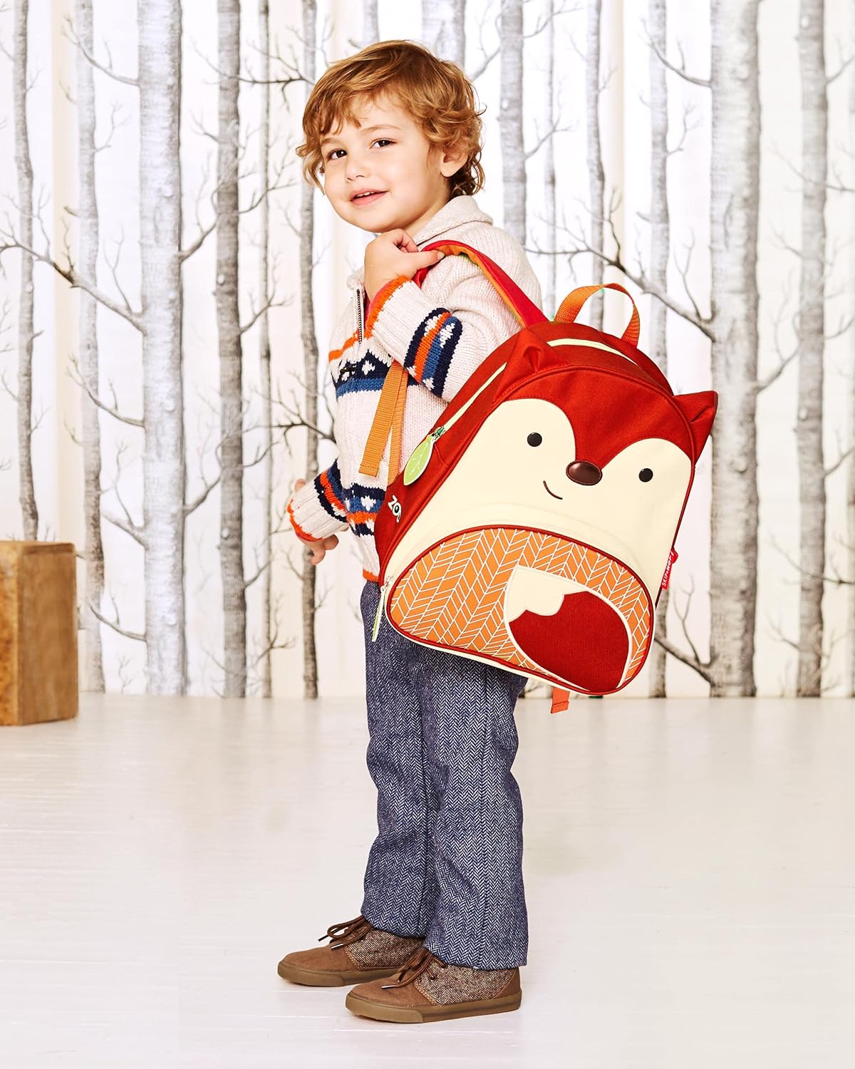 Skip Hop Little Kid Backpack, Preschool Backpack with Insulated Snack Pocket and Bottle Holder