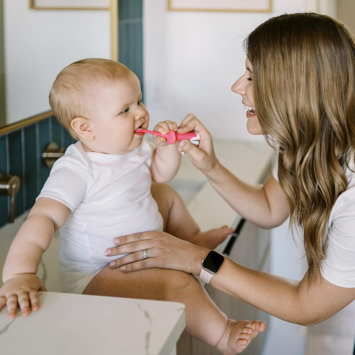 Dr. Brown's Infant-to-Toddler Toothbrush, Pink