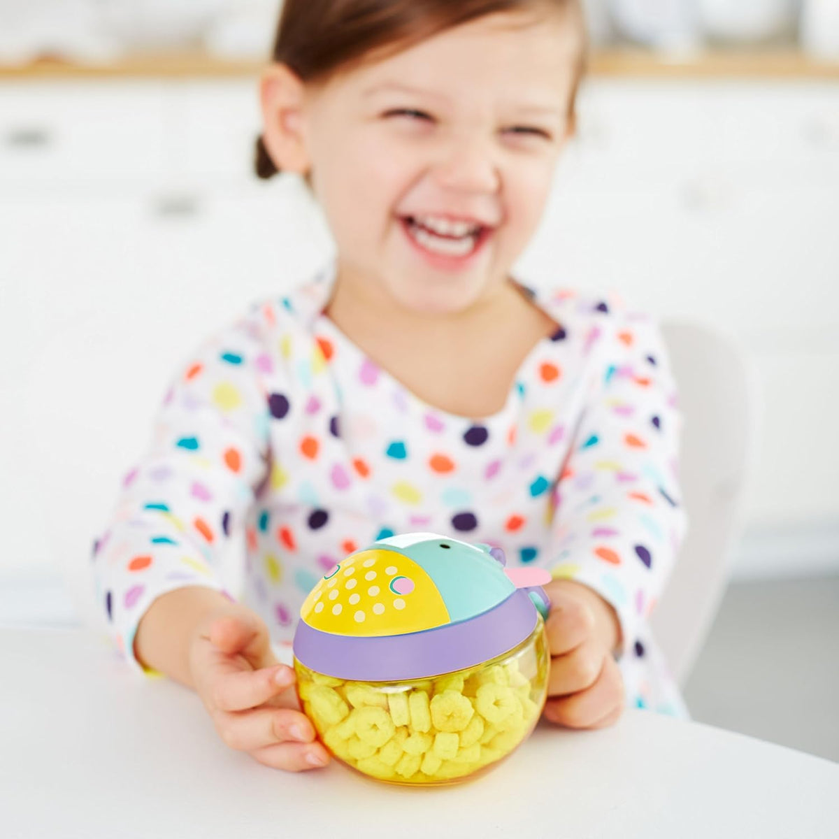 Skip Hop Zoo Snack Cup, BPA-Free, No-Spill Snack Container