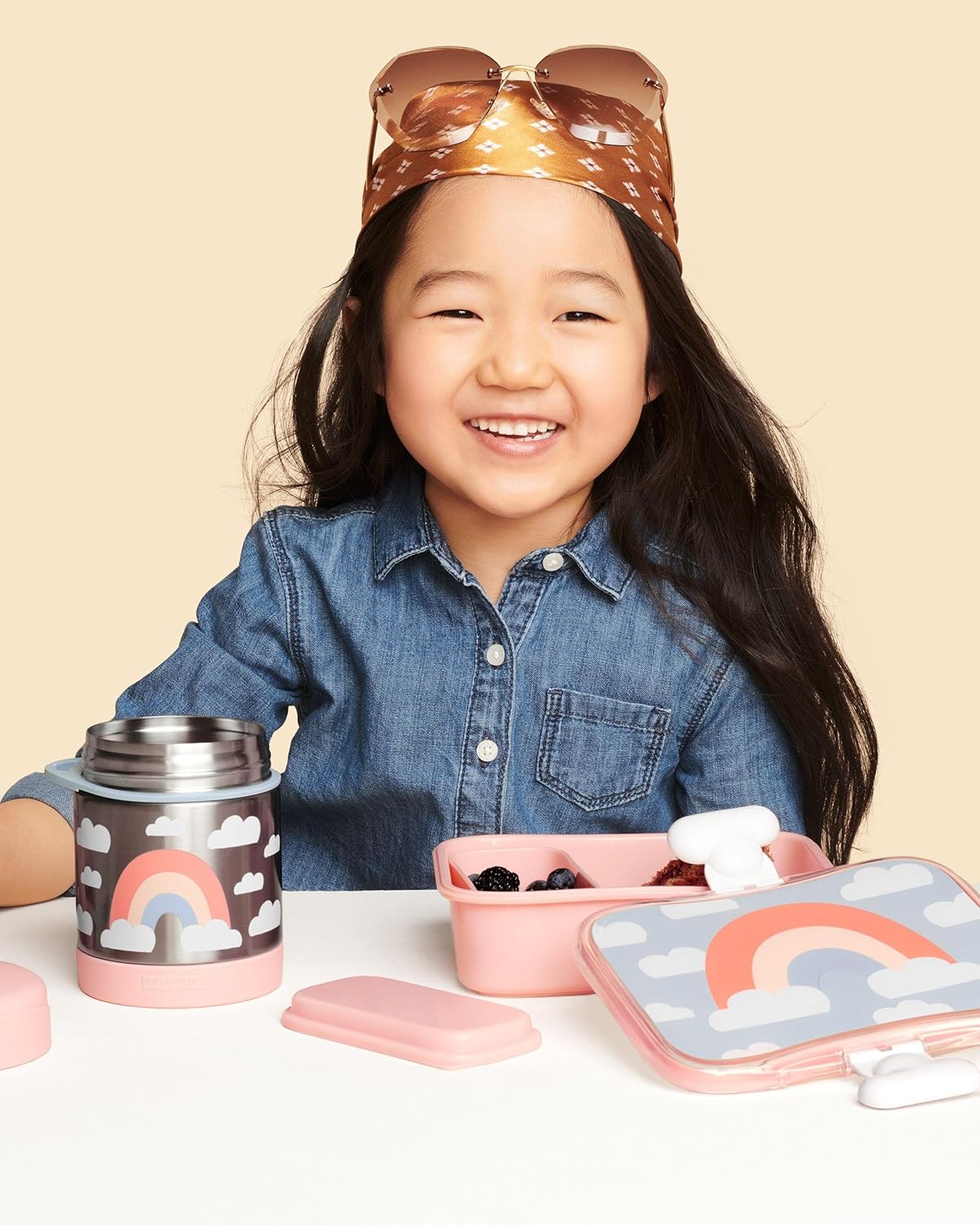 Skip Hop Spark Style Lunch Kit, 4-Piece Lunch Container Set, 700ml, BPA-Free
