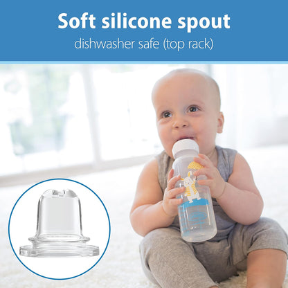Dr. Brown's Narrow Options+ Sippy Spout Baby Bottle 8oz/250ml - Bunny