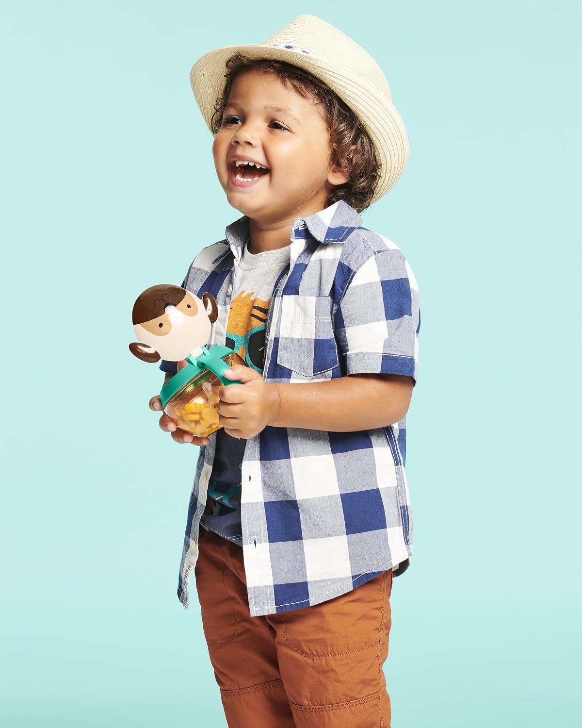 Skip Hop Zoo Snack Cup, BPA-Free, No-Spill Snack Container