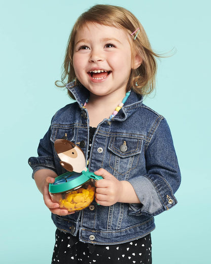 Skip Hop Zoo Snack Cup, BPA-Free, No-Spill Snack Container